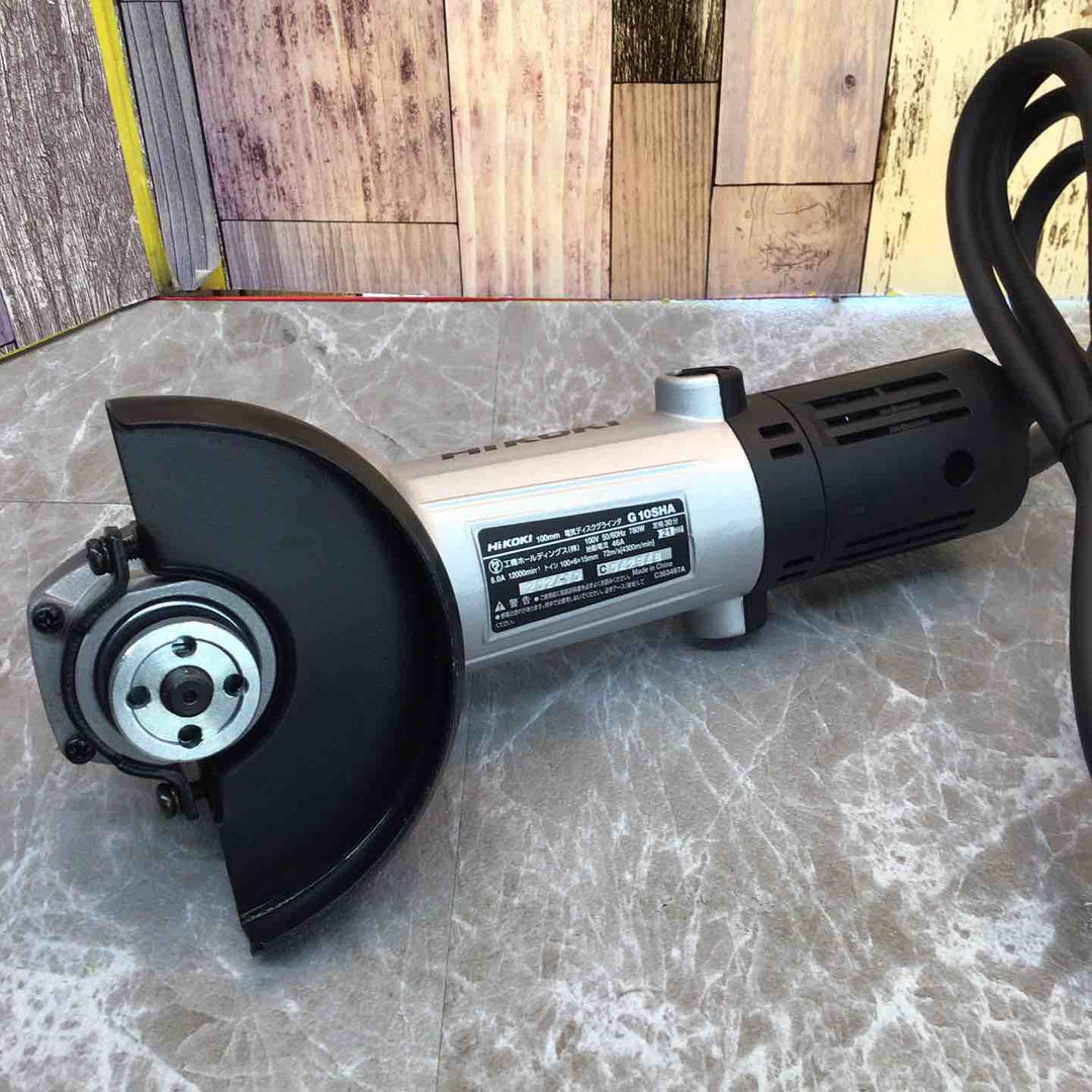 ◇HiKOKI(ハイコーキ) AC100V 100mm ディスクグラインダー アルミボディ スナップスイッチタイプ G10SHA【八潮店】