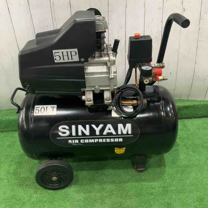 【店頭受取り限定】sinyam エアコンプレッサー 動作確認済【川口店】