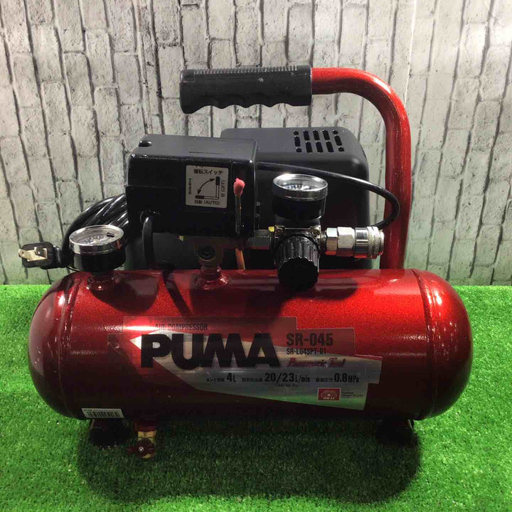 ◇藤原産業 (SK11) オイルレス エアーコンプレッサー SR-045 タンク容量 4L SR-L04SPT-01【川口店】