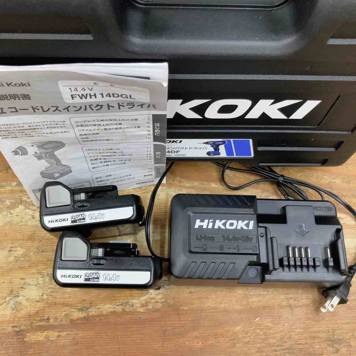 ◇ハイコーキ(HIKOKI ※旧:日立工機) コードレスインパクトドライバ FWH14DF(BG)【柏店】