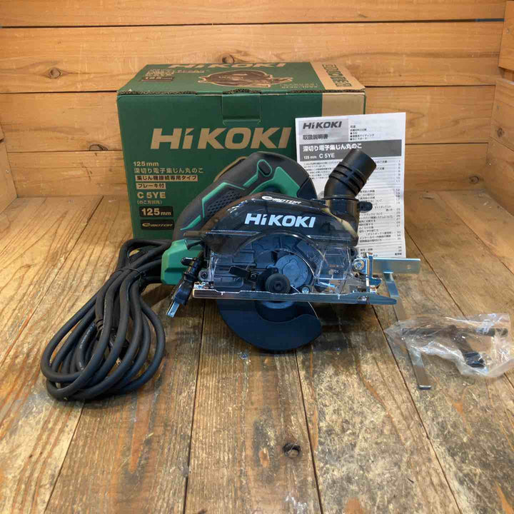 【未使用品】ハイコーキ(HIKOKI ※旧:日立工機) 深切り電子集じんマルノコ C5YE【所沢店】