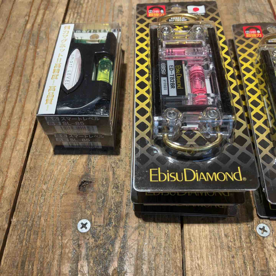 【未使用品】水平器 磁石モデル マグネット付き 30個まとめ売り エビスダイヤモンド KOD シンワ等【所沢店】