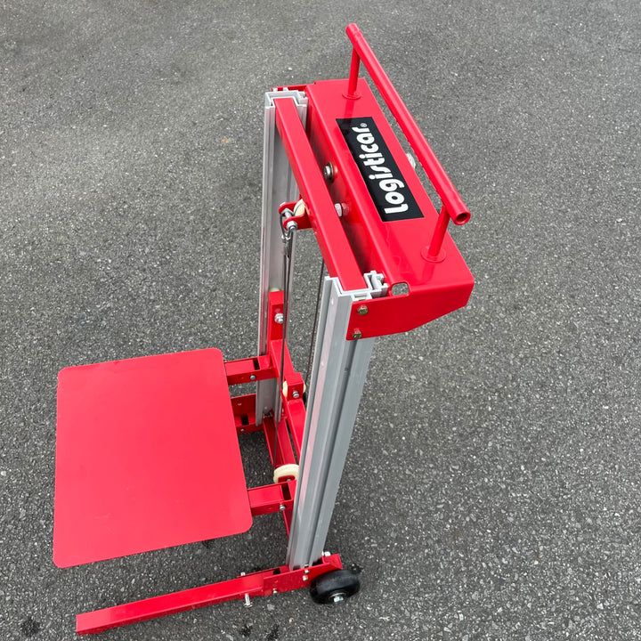 【中古品/店頭受取り限定】Logisticar ミニアルミナムハンドスタッカー 最高位128cm 80kg 荷台板【東大和店】