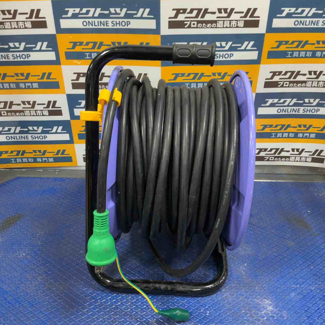 ◇日動 コードリール NP-EB34 ブレーカー付 22A-30M【草加店】