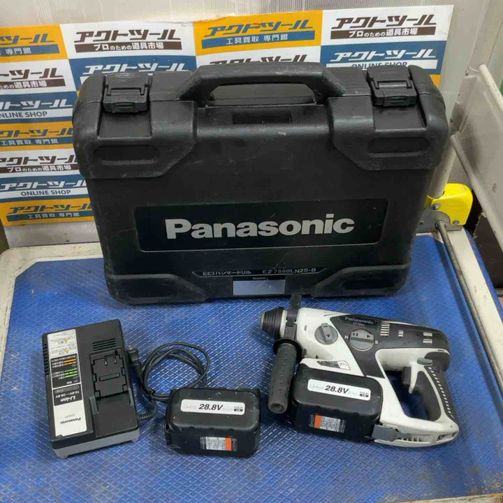 ◇パナソニック(Panasonic) コードレスハンマドリル EZ7880LN2S-B 28.8V【草加店】