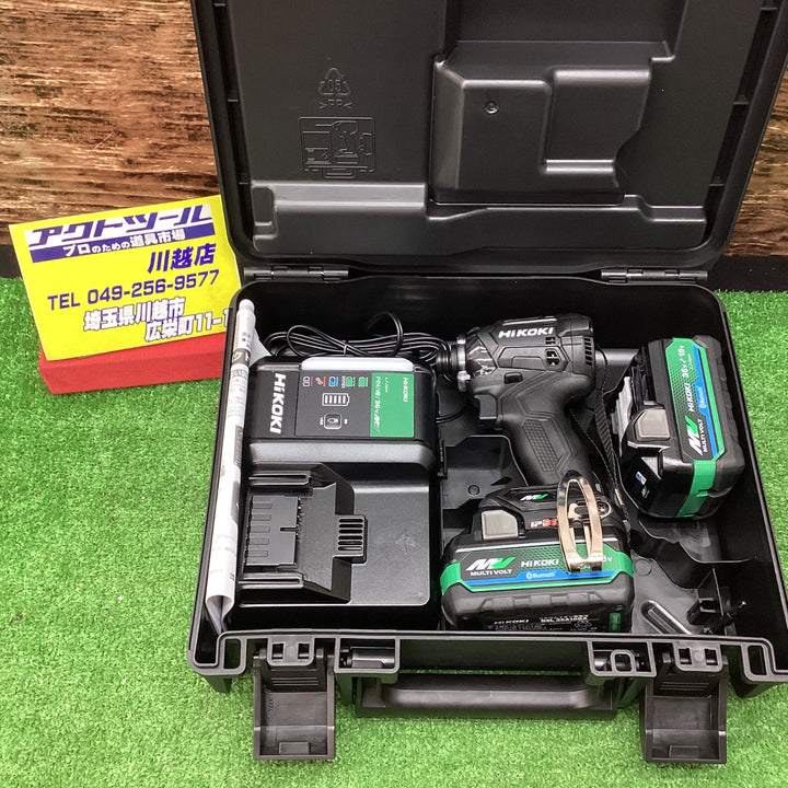 ★ハイコーキ(HIKOKI ※旧:日立工機) コードレスインパクトドライバー WH36DC(2XPBSZ)【川越店】