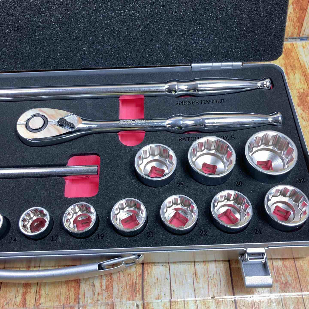 京都機械工具(KTC) ソケットレンチセット TB415W 差込角:12.7mm 19点【川崎店】