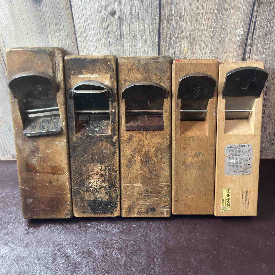 【中古品】 鉋(かんな) 儀助・村行・宗廣・㐂代光・重定・國永・忠則・福三郎・長秀 鉋9個 【東大和店】