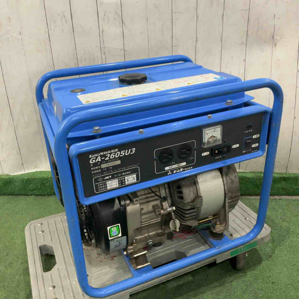 店頭受取り限定】☆デンヨー(Denyo) 発電機 GA-2605U3_50Hz 動作確認済