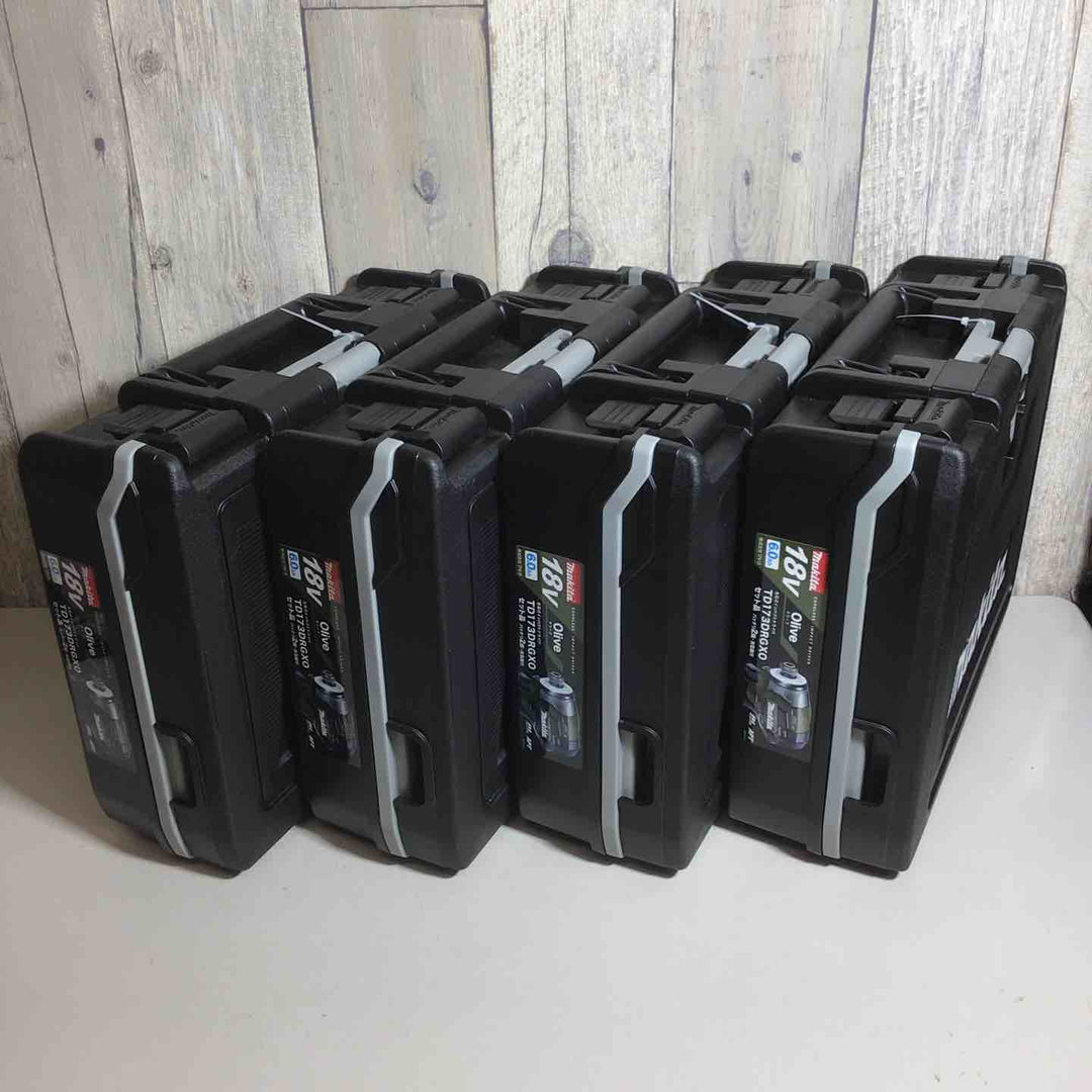 【未使用品】 マキタ makita コードレス インパクトドライバー TD173DRGXO 4台 インパクト オリーブ 純正 純正品 【戸田店】