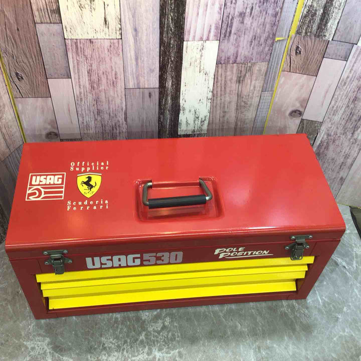【中古品】USAG ウーザック 530 フェラーリ 工具箱 鍵等の付属品はございません。【八潮店】