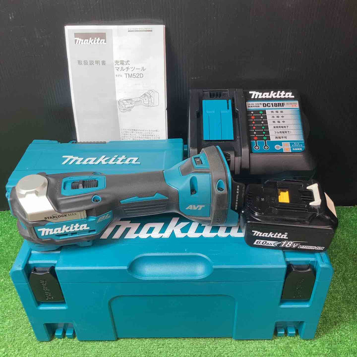 ★マキタ(makita) コードレスマルチツール TM52DRG バッテリー充電4回のみ！ 代用ケース【岩槻店】