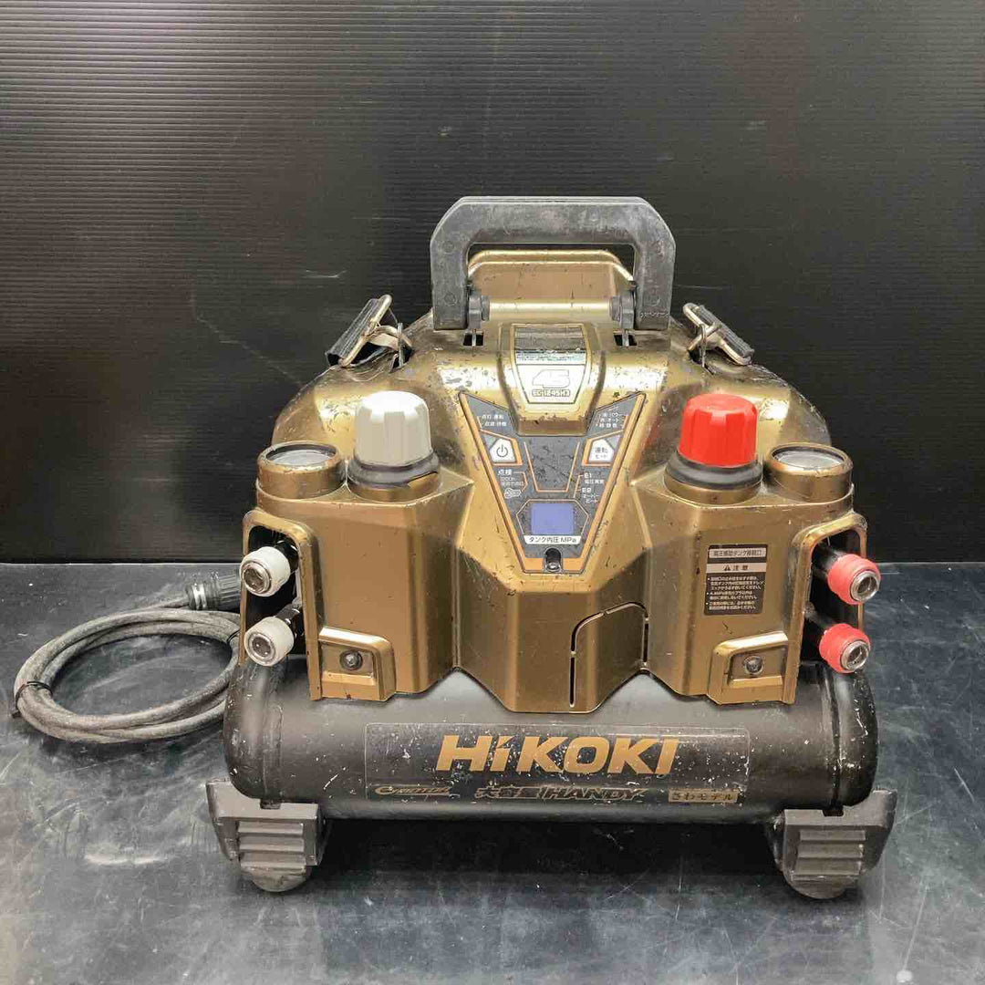◇ハイコーキ(HiKOKI/旧日立工機) 高圧/一般圧兼用 エアコンプレッサー EC1245H3(TN)BG ブラック＆ゴールド【川越店】