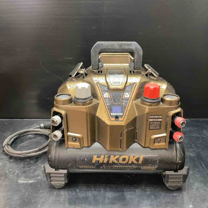 ◇ハイコーキ(HiKOKI/旧日立工機) 高圧/一般圧兼用 エアコンプレッサー EC1245H3(TN)BG ブラック＆ゴールド【川越店】