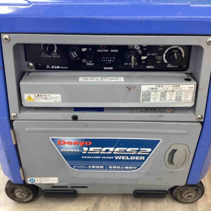 【店頭受取り限定】★デンヨー(Denyo) エンジンウェルダー GAW-150ES2 発電 溶接 稼働時間416h ※動作良好 バッテリー新品交換済 【越谷店】