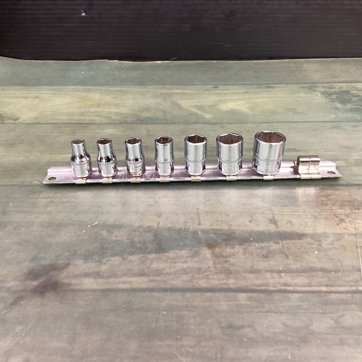 【中古品】 スナップオン(Snap-on) 1/4 シャローソケット TMM5.5・6・7・8・10・12・14 7点セット ブランド 【代引きOK】