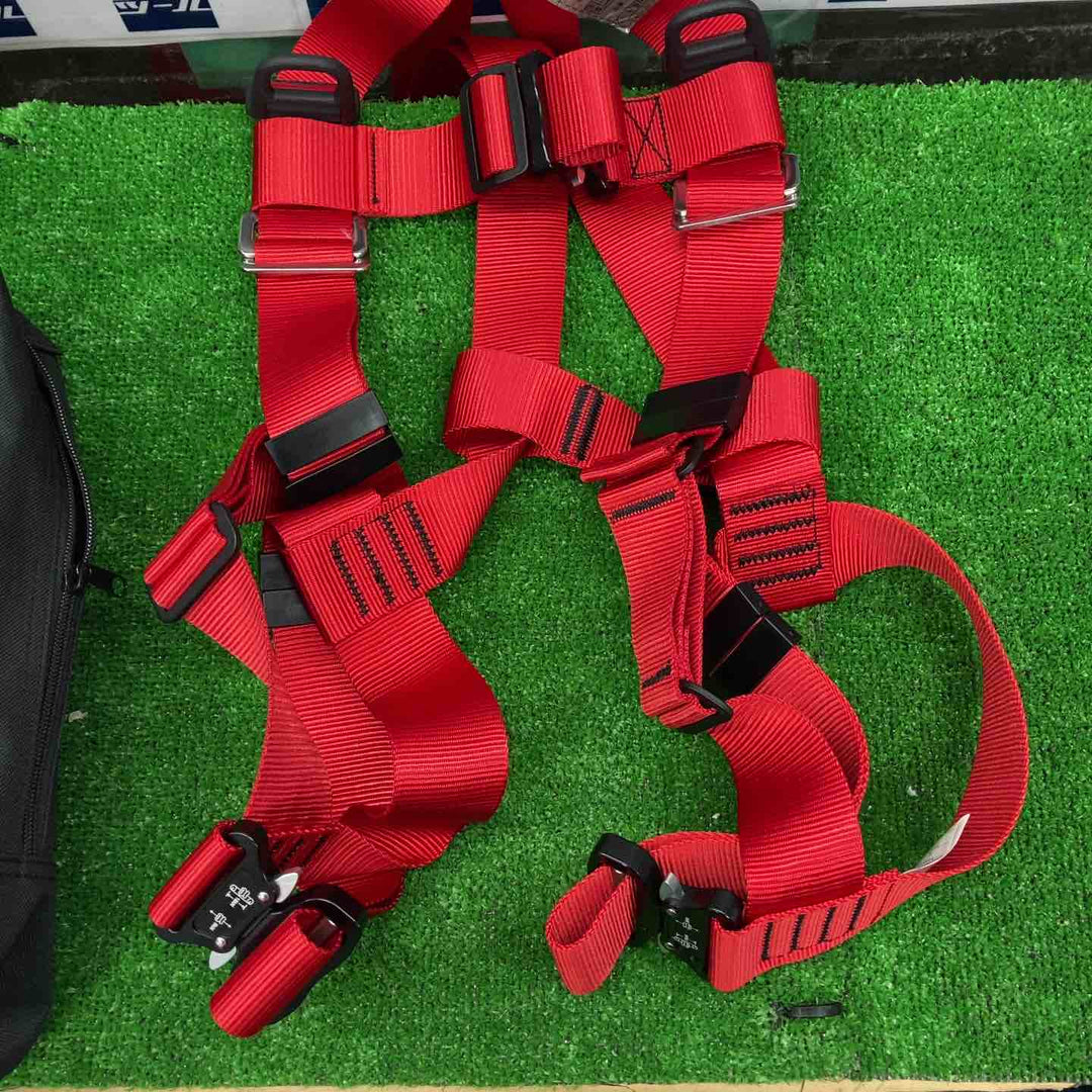 [椿モデル] フルハーネスY型 Mサイズ(160-180cm) 墜落制止用器具の規格適合品 赤 限定品 HYF2-M-RE【草加店】