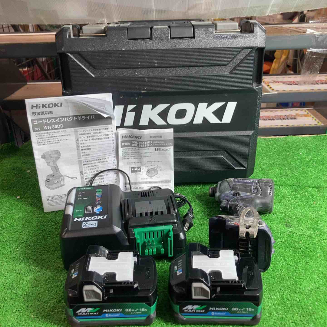 ☆ハイコーキ(HIKOKI ※旧:日立工機) コードレスインパクトドライバー WH36DC(2XPDS)【草加店】