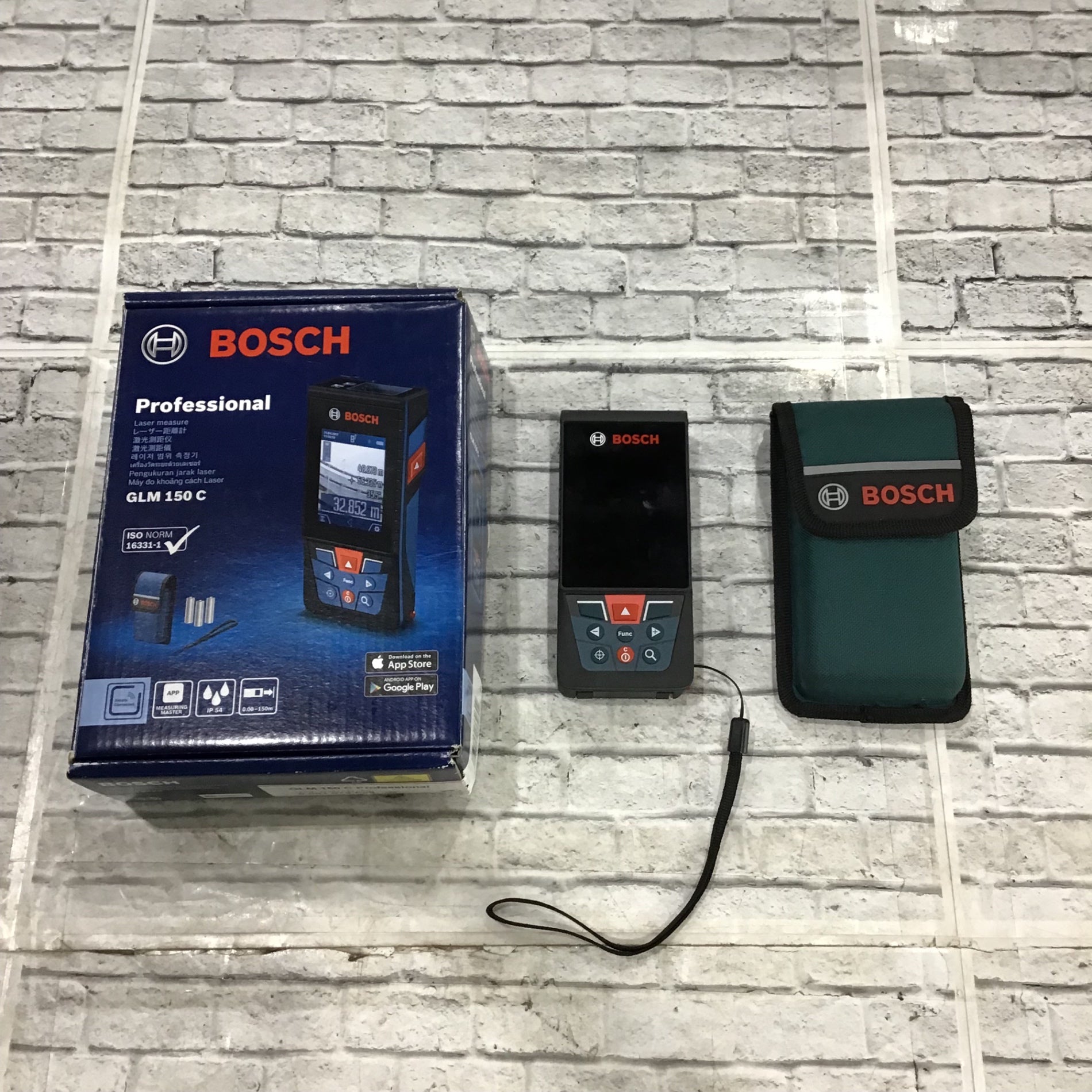 Bosch データ転送レーザー距離計 GLM150C - 工具/メンテナンス