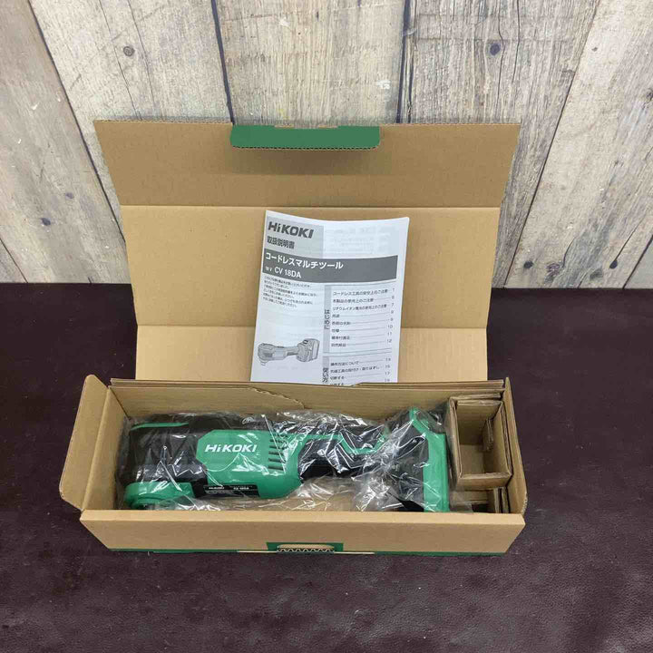 【未使用(店頭展示品)】ハイコーキ(HIKOKI ※旧:日立工機) コードレスマルチツール CV18DA(NNN)(本体のみ)【東大和店】