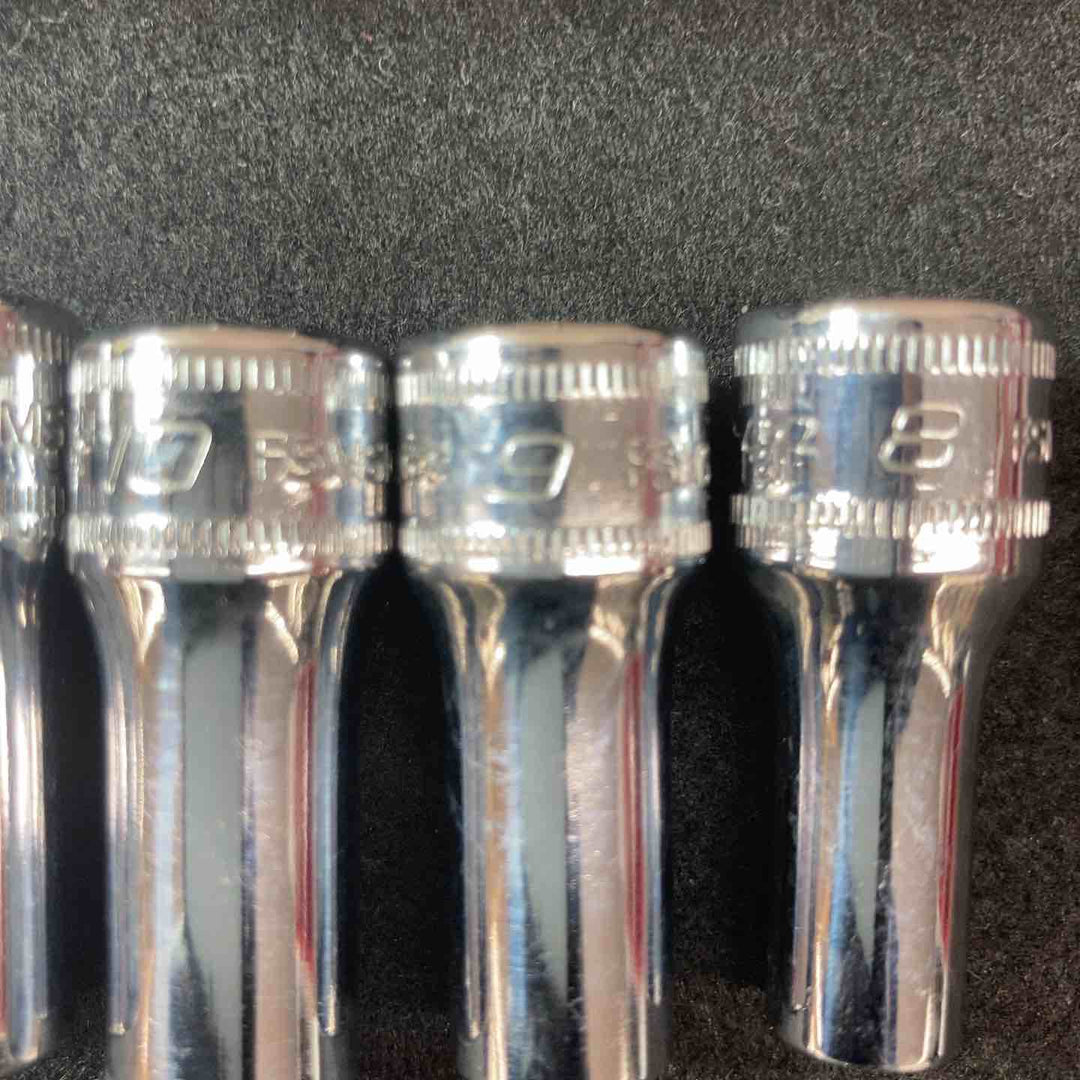 【中古品】 スナップオン(Snap-on) FSMS8～FSMS19 セミディープソケット 12点セット 【東大和店】