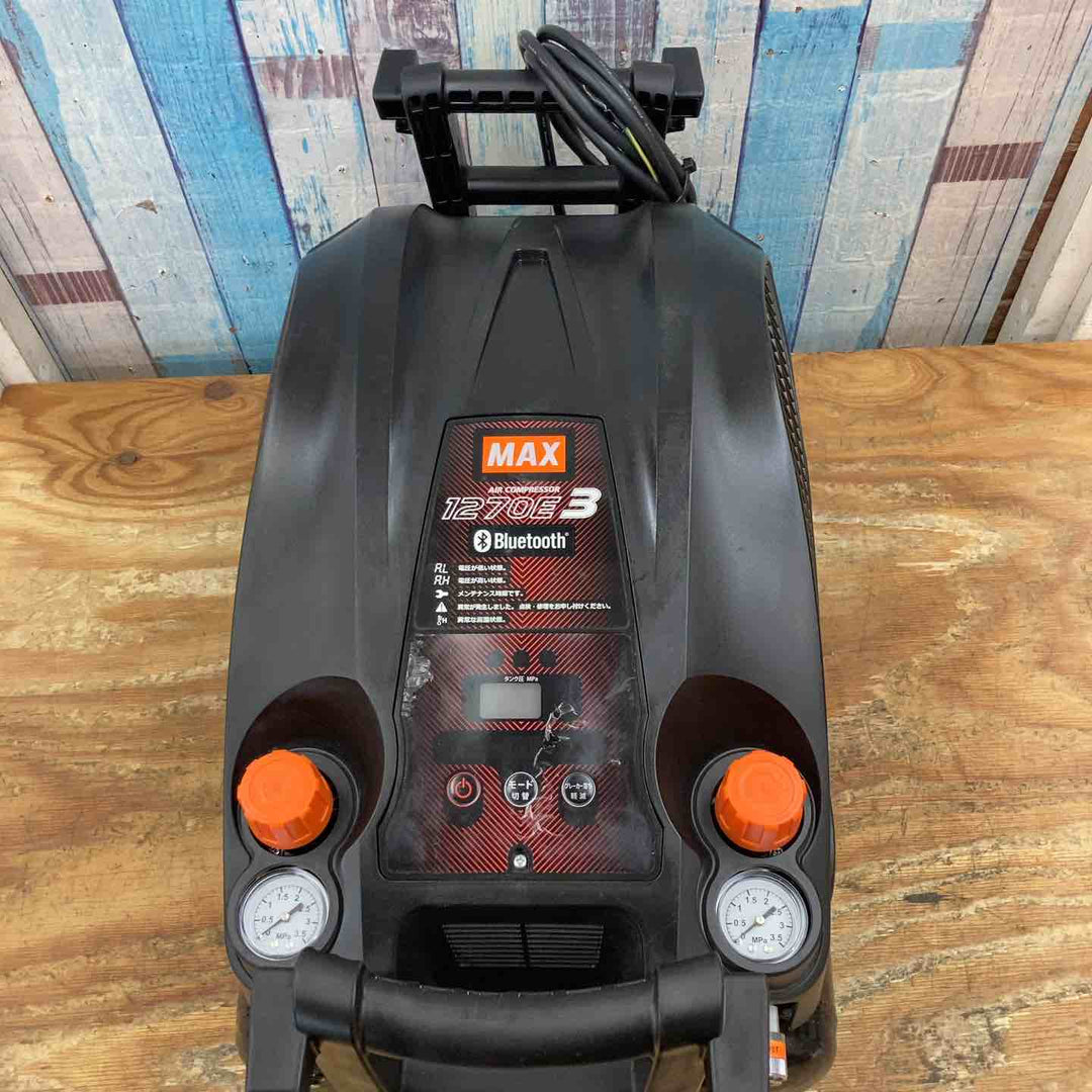 ★マックス(MAX) エアコンプレッサー AK-HH1270E3_ブラック【柏店】