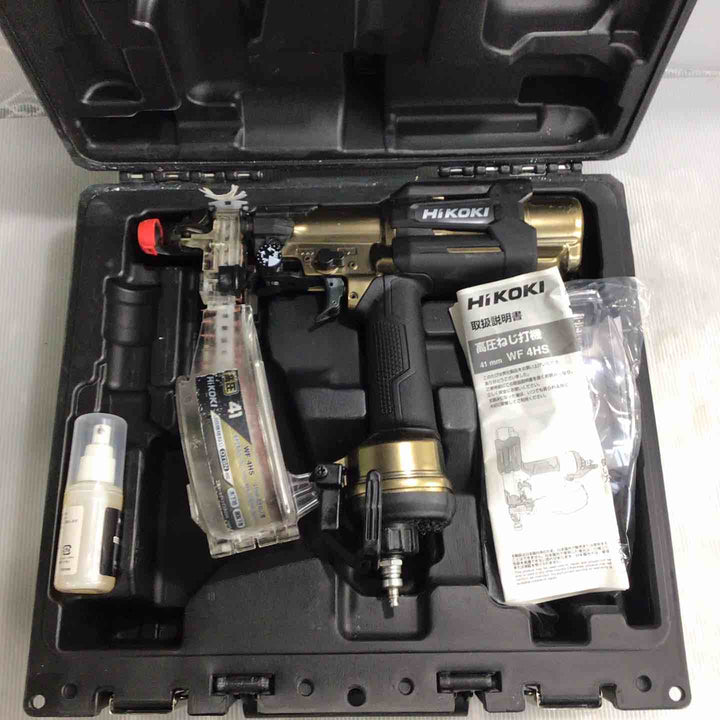 ★ハイコーキ(HIKOKI ※旧:日立工機) 高圧エアネジ打ち機 WF4HS【草加店】