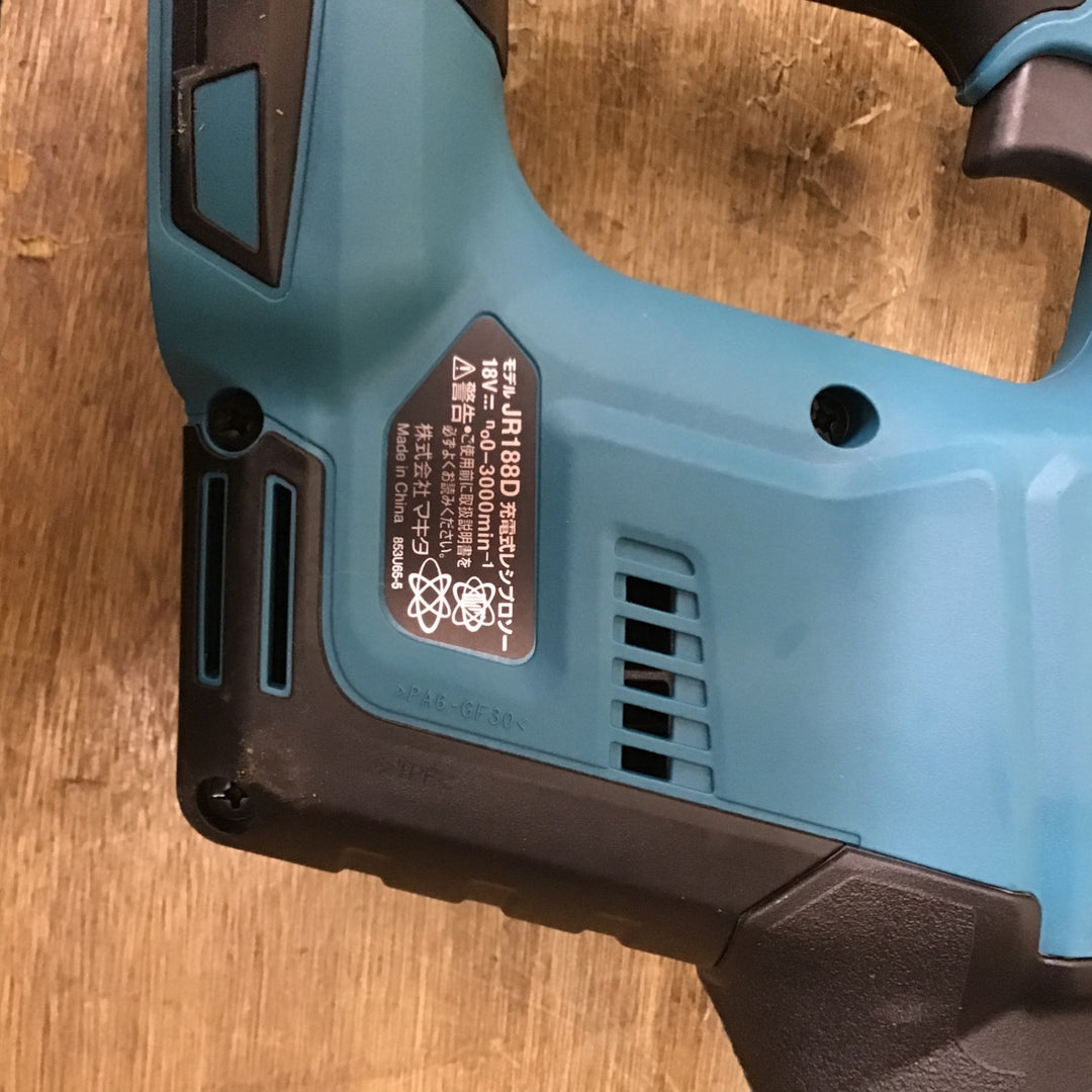 ★マキタ(makita) コードレスレシプロソー JR188DRGX【柏店】