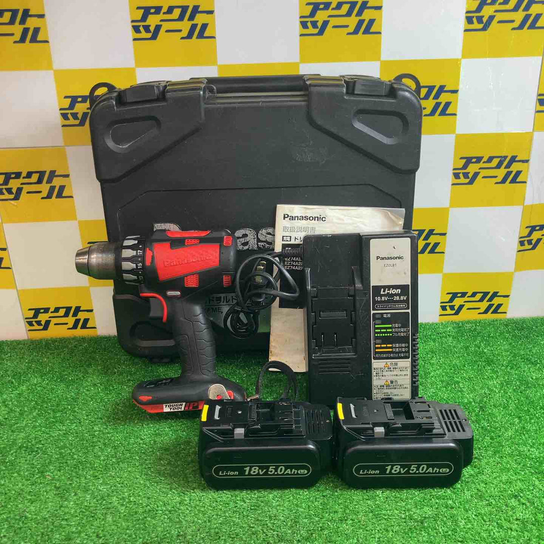 ◇パナソニック(Panasonic) コードレスドリルドライバ　EZ74A1LS2F-H【越谷店】