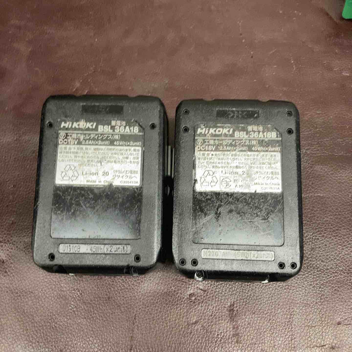 【中古品】 ハイコーキ(HIKOKI ※旧:日立工機) コードレスインパクトドライバー WH36DC(2XPS)(BG) 【東大和店】