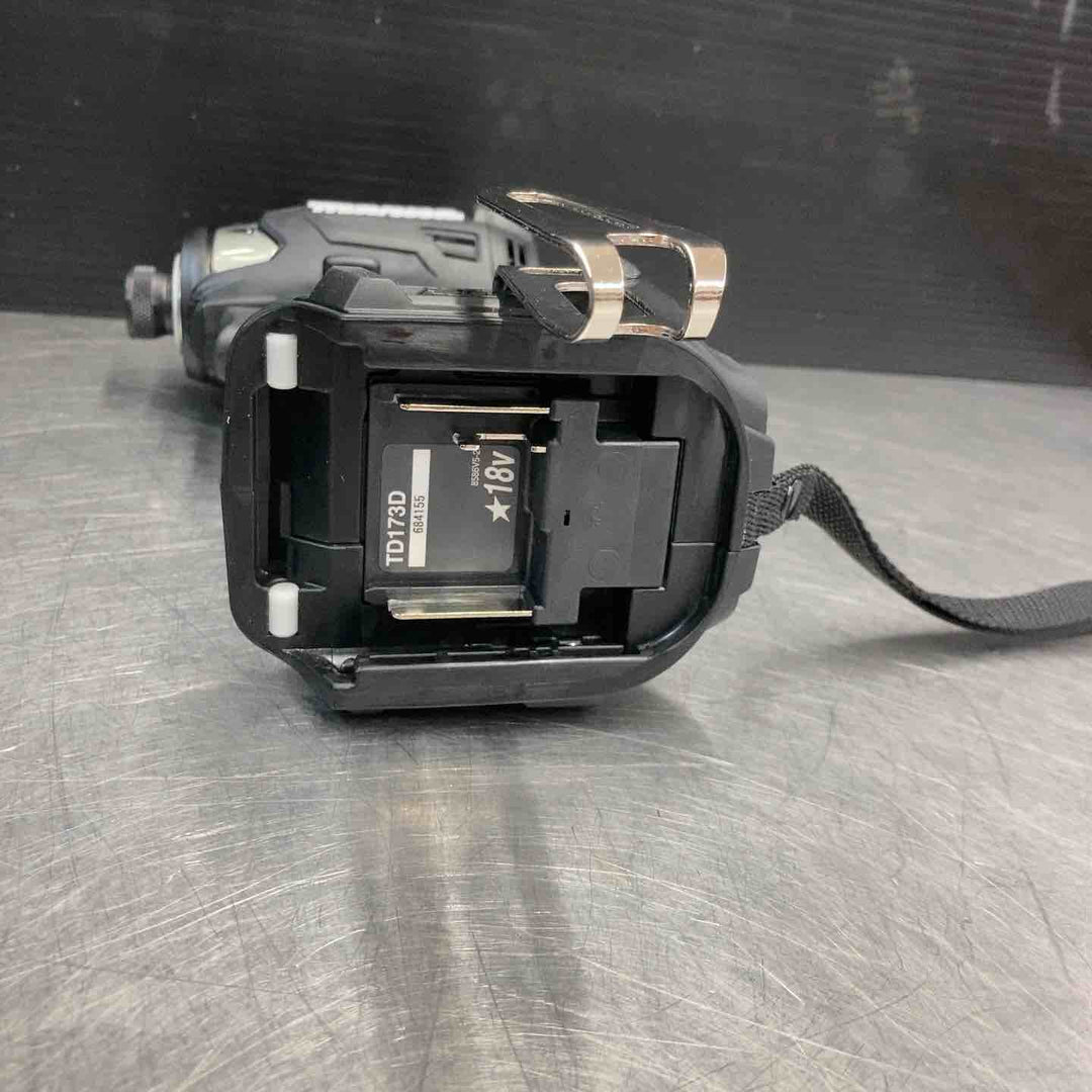 【未使用品(店頭展示品)】 マキタ(makita) 18V コードレスインパクトドライバー TD173DXB 黒色 充電器なしフルセット 【東大和店】