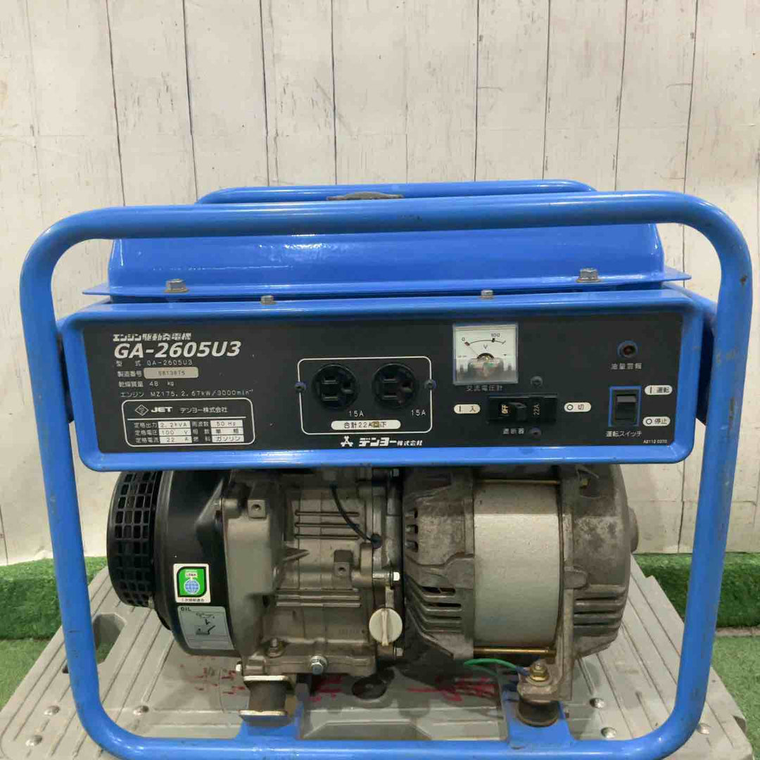 【店頭受取り限定】★デンヨー(Denyo) 発電機 GA-2605U3_50Hz 動作確認済【川口店】