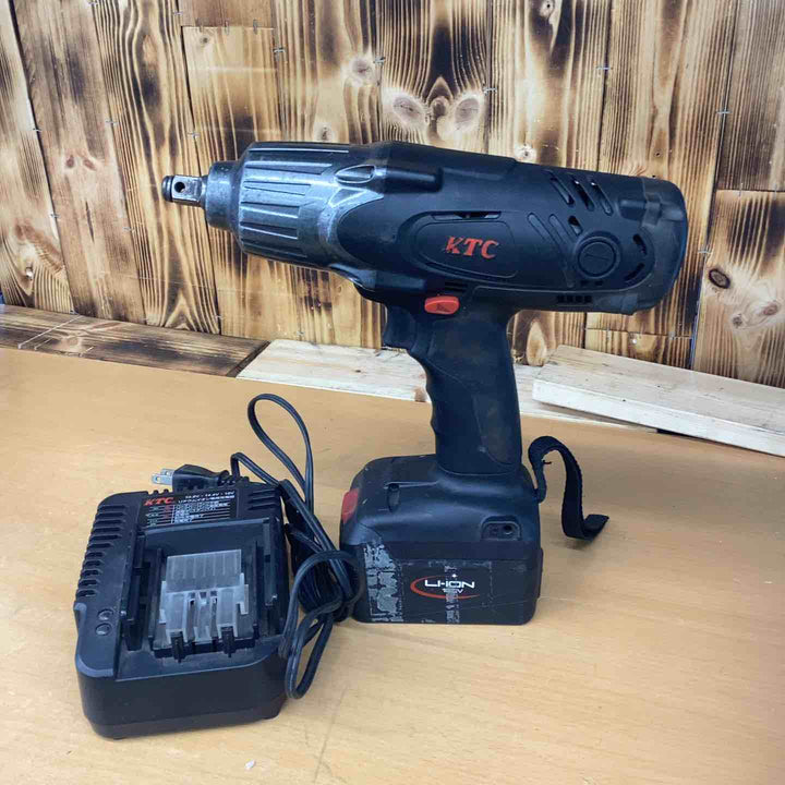 KTC インパクトレンチ JAE472 充電器JHE180H バッテリーJBE18030H ケース無し【越谷店】