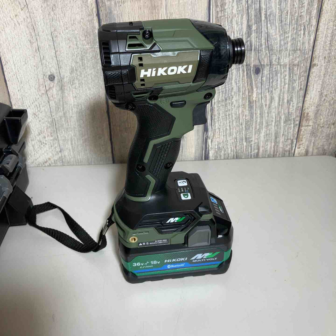 ★ハイコーキ(HIKOKI ※旧:日立工機) コードレスインパクトドライバ フォレストグリーン WH36DD(2XHGSZ)【戸田店】