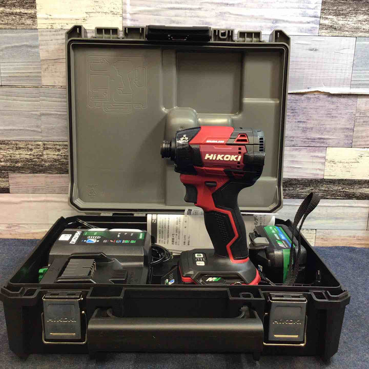 【未使用品】★ハイコーキ HIKOKI 36V コードレスインパクトドライバ スコーピオンレッド WH36DD(2XHRSZ)【八潮店】