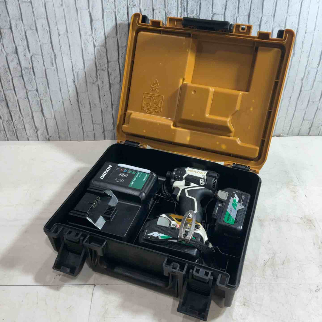 ☆ハイコーキ(HIKOKI ※旧:日立工機) コードレスインパクトドライバー WH36DC(2XPWG) 36V フルセット 動作確認済み【川口店】