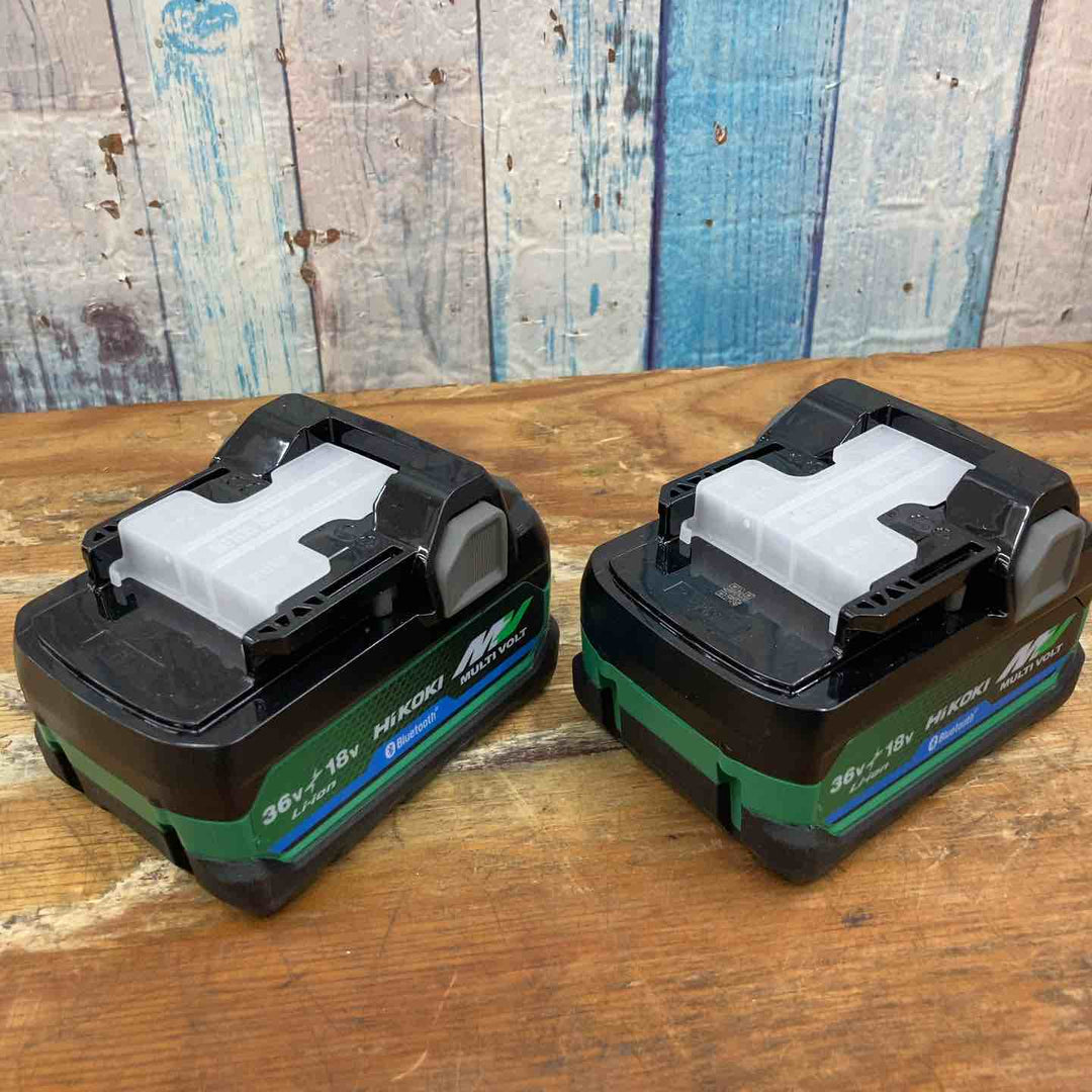 【未使用品】純正品 ハイコーキ HIKOKI リチウムイオンバッテリー 36V/2.5Ah BSL36A18BX 2点セット まとめ売り【柏店】
