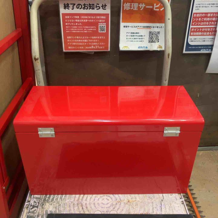 アストロプロダクツ トップチェスト6段 レッド 鍵あり【草加店】