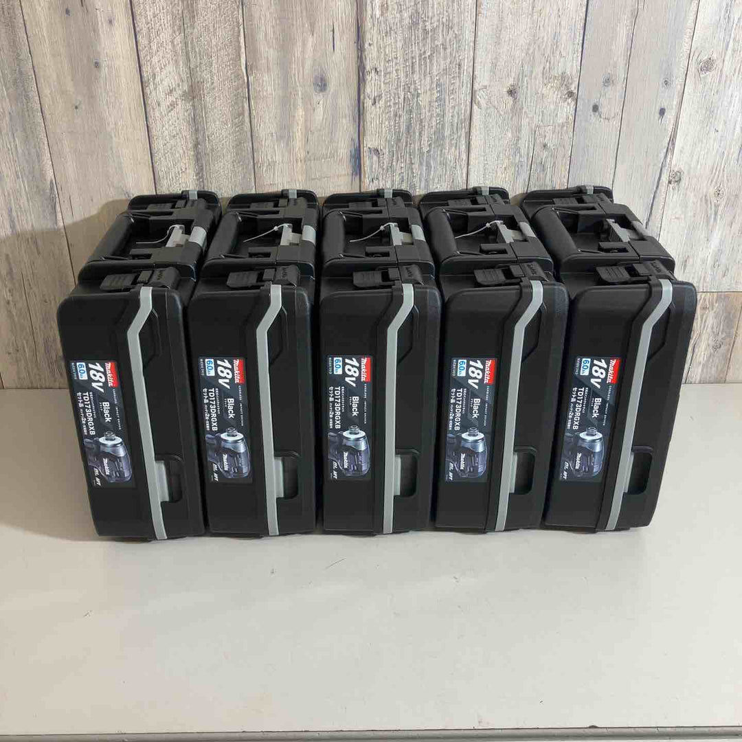 【未使用品】マキタ(makita) コードレスインパクトドライバー TD173DRGXB ブラック 黒 5台セット【戸田店】