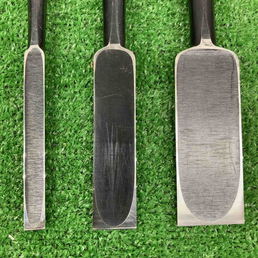 【中古現状品】 鑿 のみ 国寿 銘 ＊3本組 【鴻巣店】