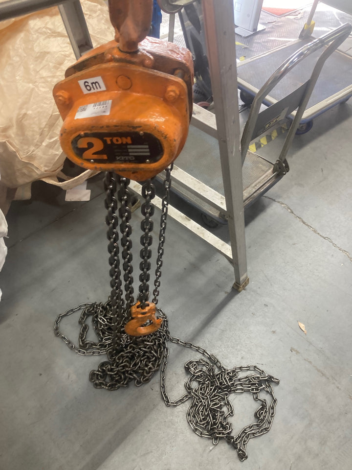 〇キトー(KITO) M3 チェーンブロック 2TON CB020【川口店】