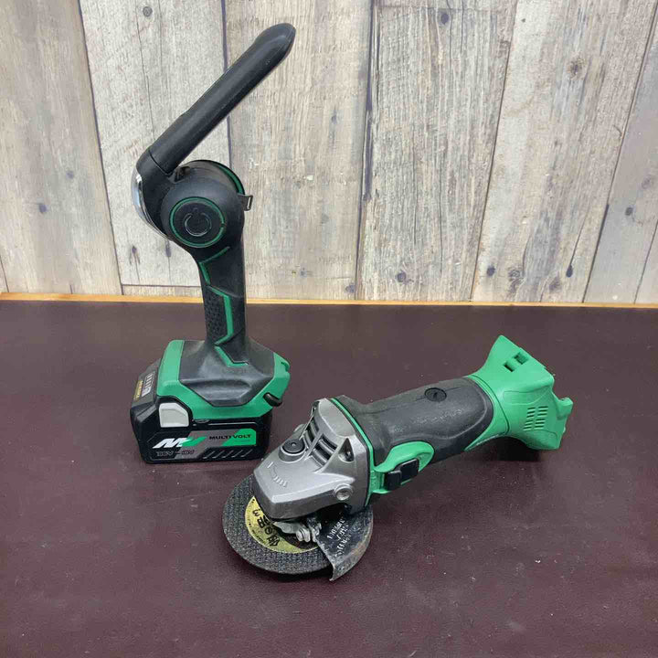 【中古品】 ハイコーキ(HiKOKI※旧日立) 18Vまとめ ディスクグラインダー ライト G18DSL2 UB18DJL バッテリー1個付属【東大和店】