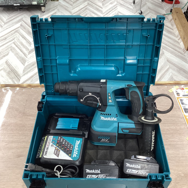 ★マキタ(makita) 18V 24mmコードレスハンマドリル HR244DRGX バッテリー付き【越谷店】