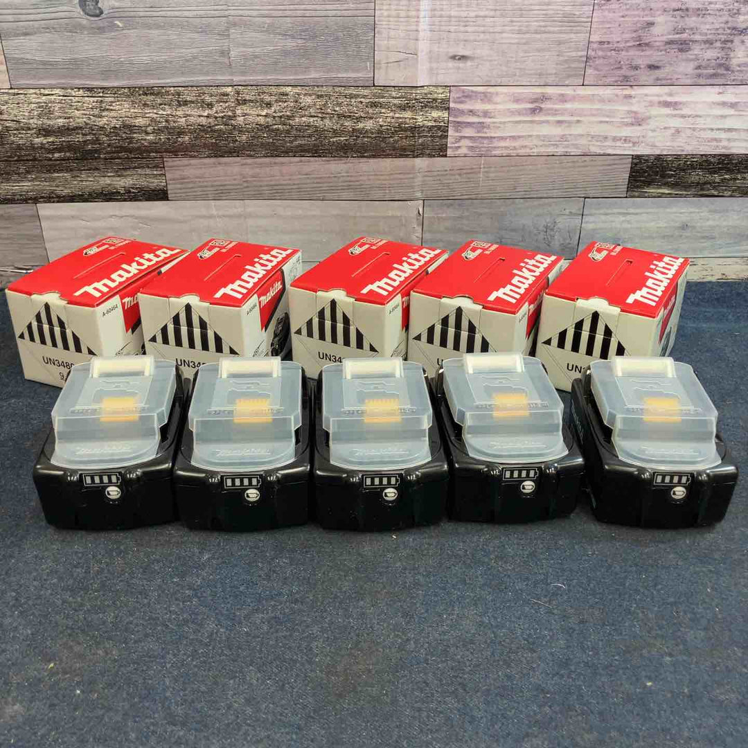 マキタ(makita) リチウムイオンバッテリー 18V/6.0Ah BL1860B 5個セット【八潮店】