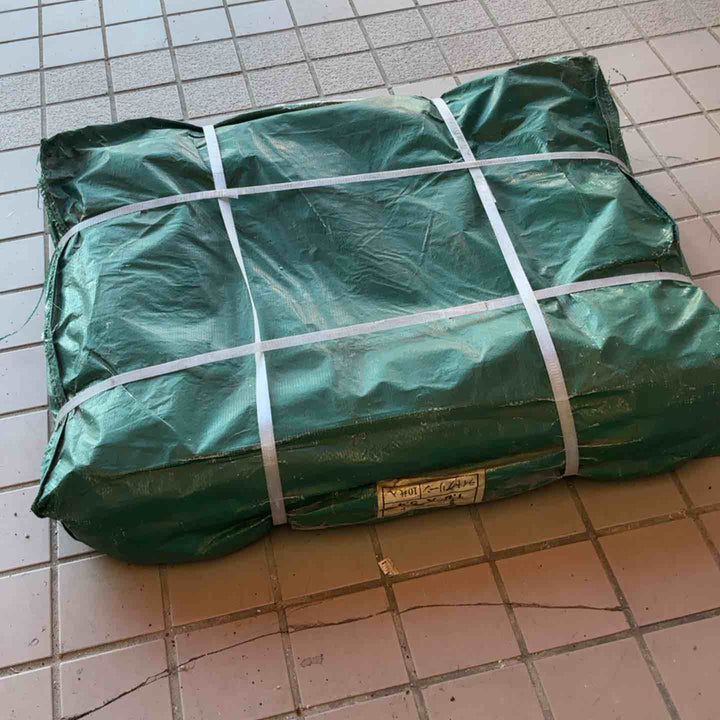 【店頭受取り限定】メーカー不明 メッシュシート 10枚入り 1.8×5.4m ライトグリーン【草加店】