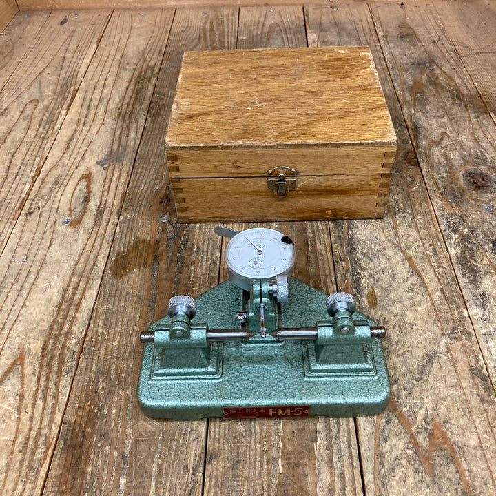 〇テクロック(TECLOCK) 小形偏心測定器 FM-5 未校正【所沢店】