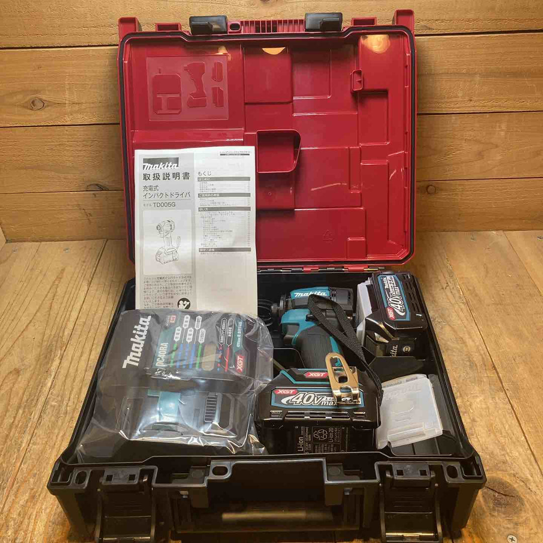 ★マキタ(makita) 40Vmaxコードレスインパクトドライバー TD005GRDX【所沢店】