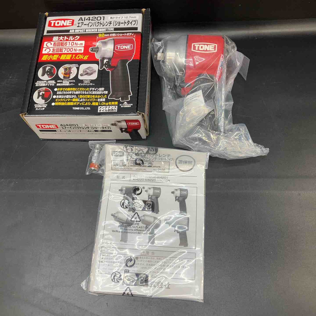 【未使用】トネ(TONE) エアインパクトレンチ AI4201【川越店】