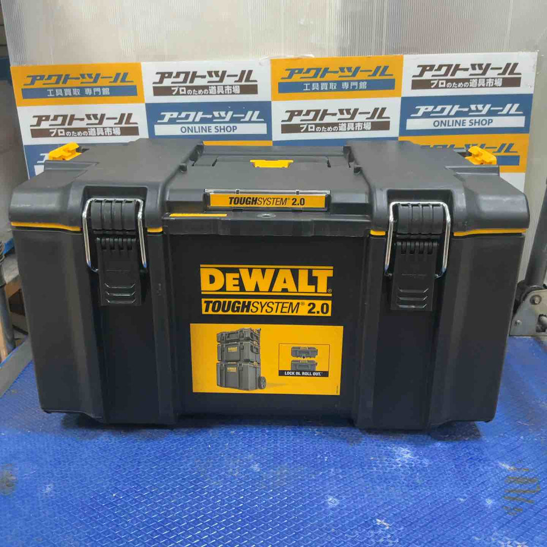 デウォルト(DeWALT) タフシステム2.0 システム収納BOX Mサイズ 工具箱 収納ケース ツールボックス DS300 積み重ね収納 DWST83294-1【草加店】