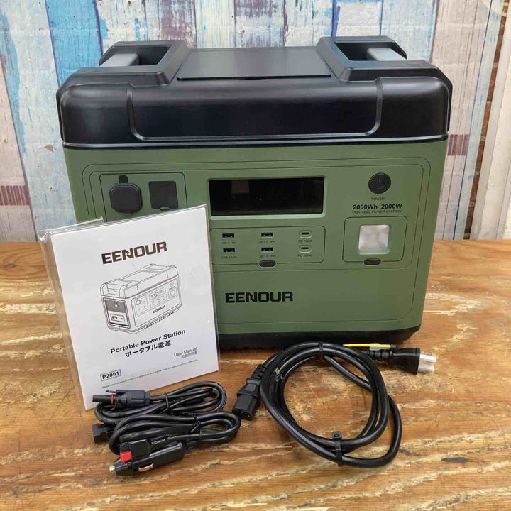 【中古美品】EENOUR ポータブル電源 P2001 2000Wh 動作確認済み【柏店】